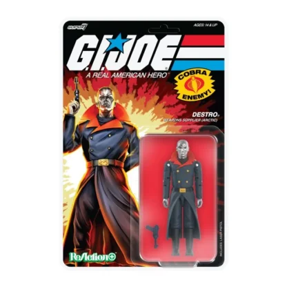 Super7 G.I. Joe ReAction+ Destro ( Movie ) Action Figure