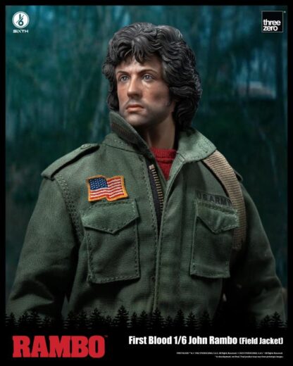 Threezero Rambo First Blood John Rambo Field Jacket SiXTH Action Figure