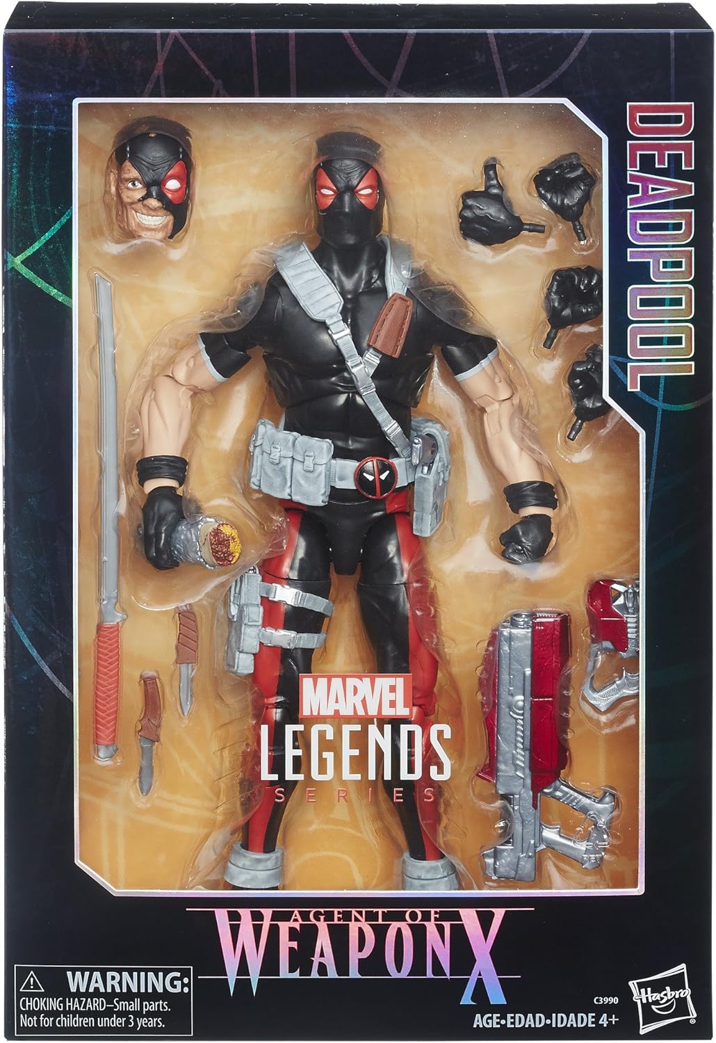 weapon x Marvel Legends Agent of Weapon X Deadpool 12 Inch Action Figure