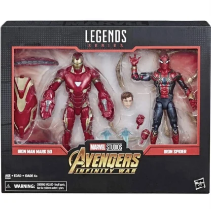 Marvel Legends Iron Man and Spider-Man Infinity War 2 Pack