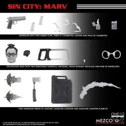 Mezco One:12 Collective Sin City Marv Action Figure