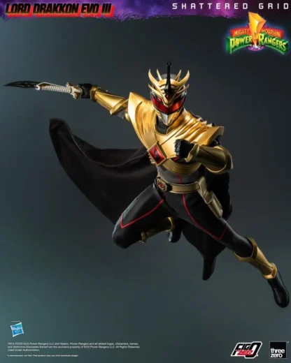 Threezero FigZero Power Rangers Shattered Grid Lord Drakkon Evo III