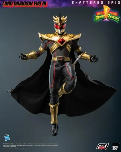 Threezero FigZero Power Rangers Shattered Grid Lord Drakkon Evo III