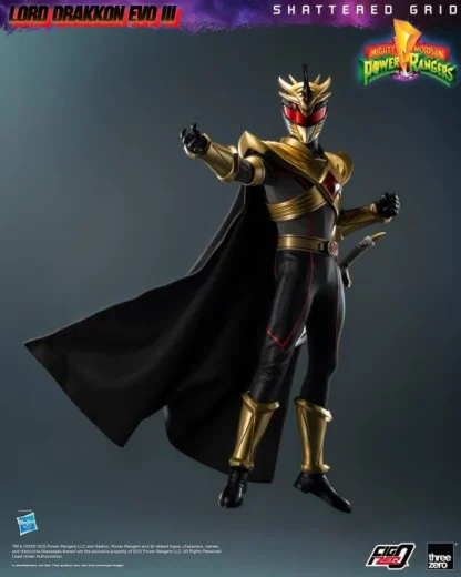 Threezero FigZero Power Rangers Shattered Grid Lord Drakkon Evo III