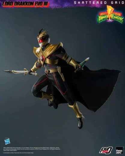 Threezero FigZero Power Rangers Shattered Grid Lord Drakkon Evo III