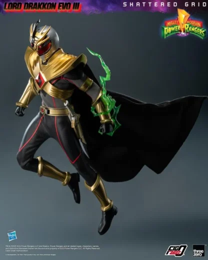 Threezero FigZero Power Rangers Shattered Grid Lord Drakkon Evo III