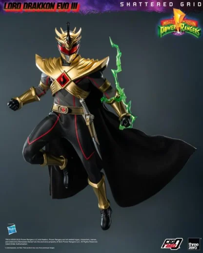 Threezero FigZero Power Rangers Shattered Grid Lord Drakkon Evo III