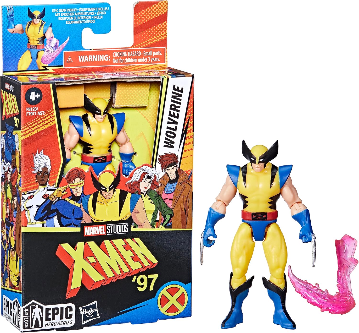 X-Men 97 Epic Heroes Wolverine 4 X-Men 97 Epic Heroes Wolverine Action Figure