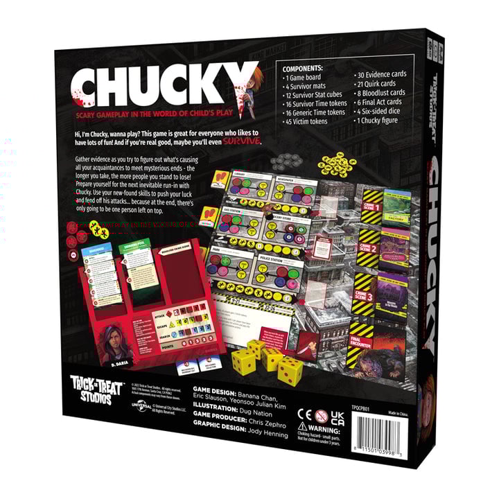 chucky board game 2 Trick or Treat Studios Chucky The Board Game