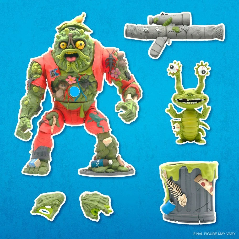 mucky Super7 Teenage Mutant Ninja Turtles Muckman and Joe Eyeball Action Figure