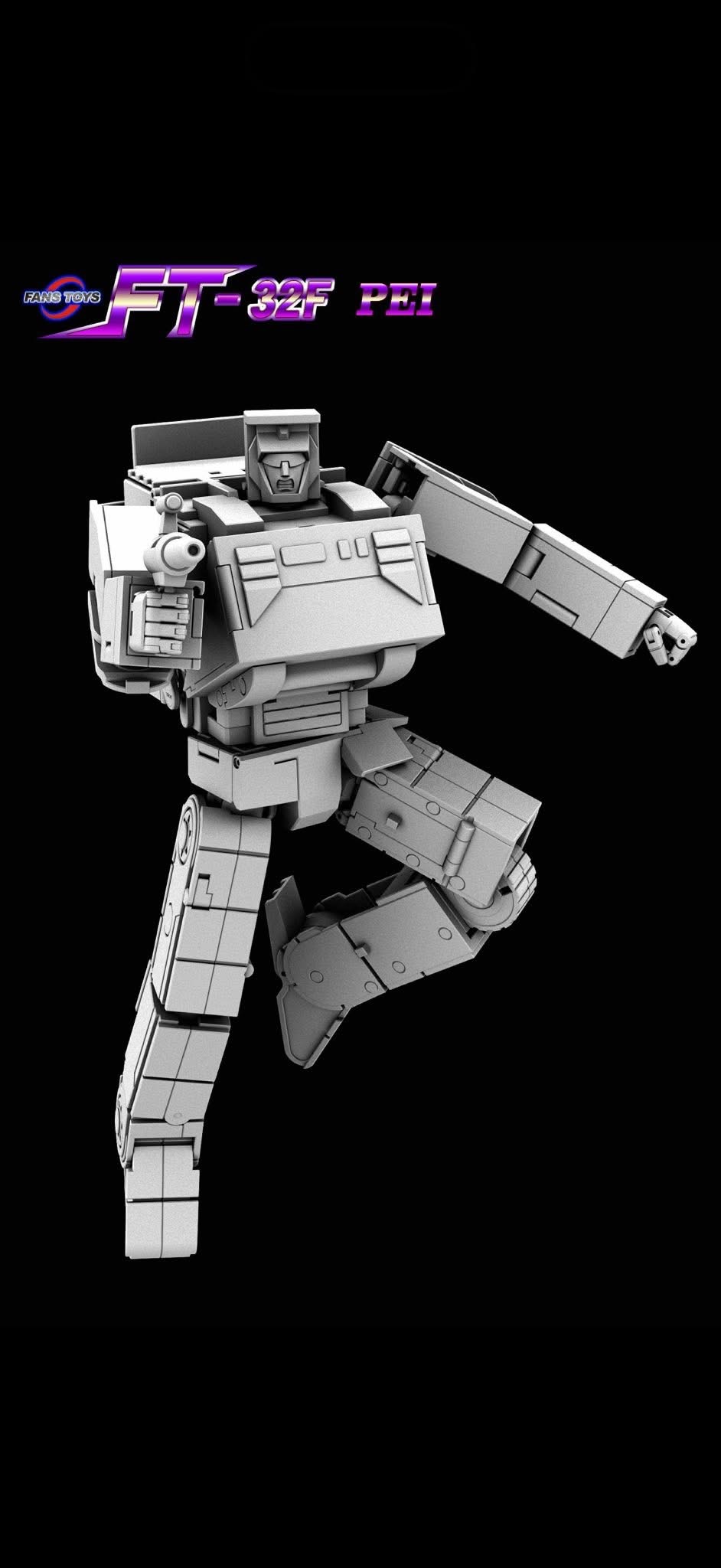 FansToys FT32C Pei 3 FansToys FT-32F Pei ( Bulldozer ) Action Figure