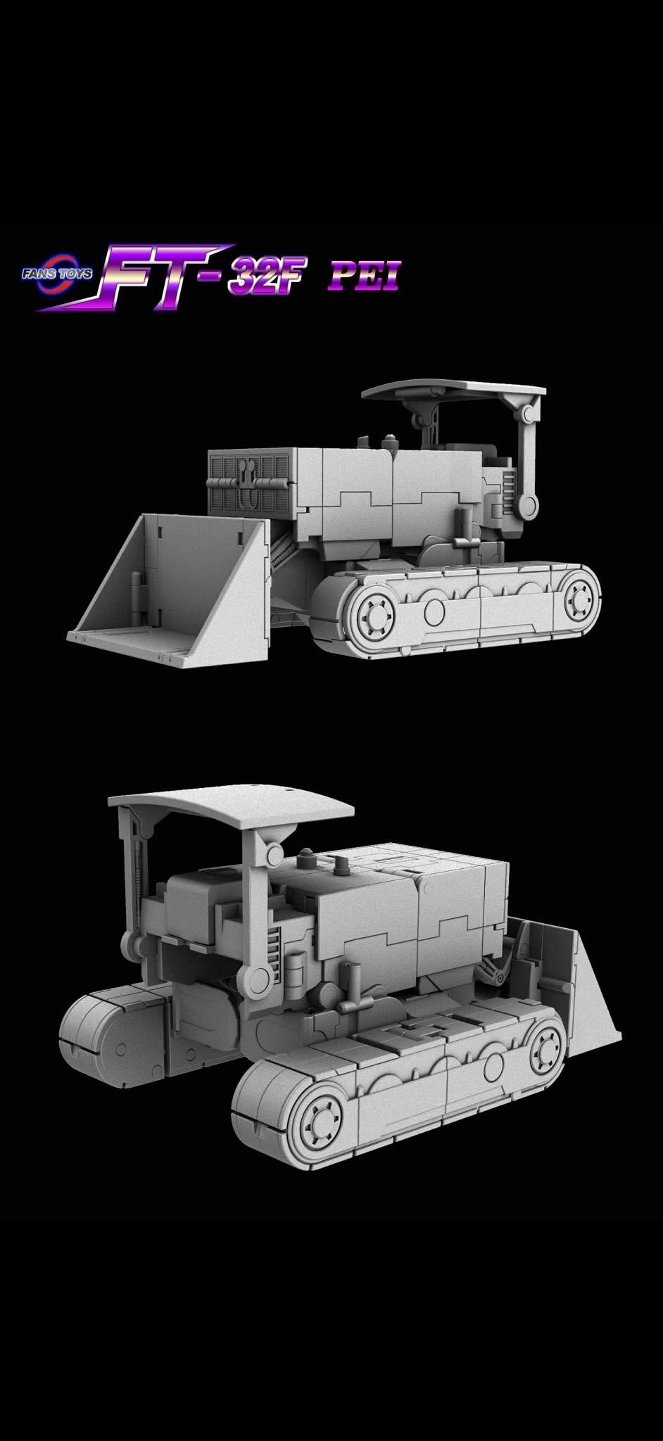 FansToys FT32C Pei 8 FansToys FT-32F Pei ( Bulldozer ) Action Figure