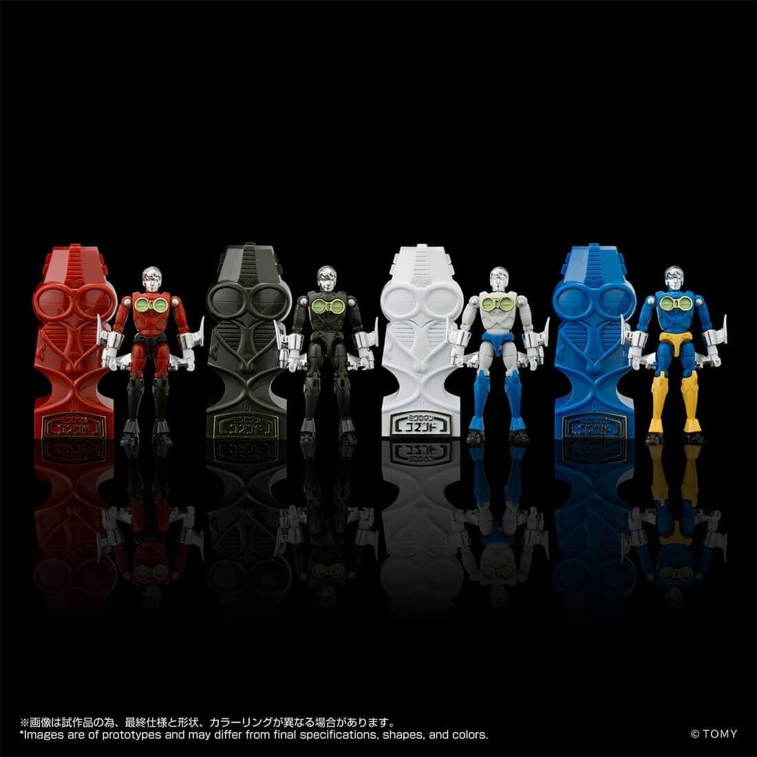 Takara Tomy Mall Exclusive Legacy Soul Microman Command No 3 2 Microman LegacySoul T-Spark Microman Command No.3 Exclusive Action Figure Set