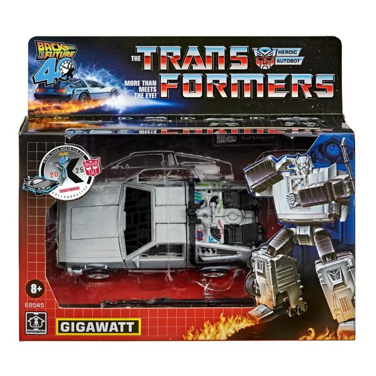 Transformers Back to the Future Gigawatt 40th Reissue 1 Transformers X Back to the Future Gigawatt Crossover Action Figure