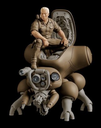 Ghost in the Shell PLAMAX Batou with Fuchikoma ( Manga Vers ) 8cm Model Kit