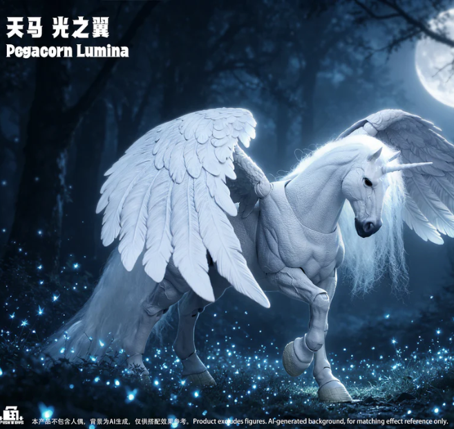 Screenshot 2026-05-26 2.14.07 PM Fish Toys HY-040 Pegacorn Lumina 1/12 Scale Horse Mount