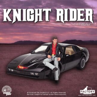 Factory Entertainment X Ramen Toys Knight Rider K.I.T.T 1/12 Scale with Michael Knight
