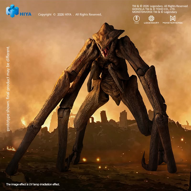 Godzilla King of the Monsters MUTO Hiya Toys Exquisite Basic Action Figure 5 HIYA Toys Godzilla King of the Monsters Super Articulated MUTO Exquisite Basic Action Figure