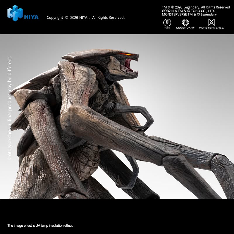 Godzilla King of the Monsters MUTO Hiya Toys Exquisite Basic Action Figure 8 HIYA Toys Godzilla King of the Monsters Super Articulated MUTO Exquisite Basic Action Figure