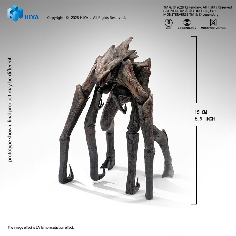 Godzilla King of the Monsters MUTO Hiya Toys Exquisite Basic Action Figure 9 HIYA Toys Godzilla King of the Monsters Super Articulated MUTO Exquisite Basic Action Figure