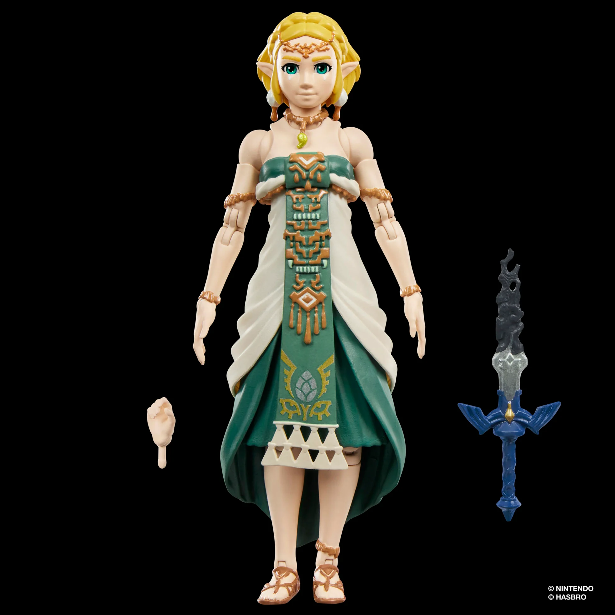 The Legend of Zelda Tears of the Kingdom Heroes of Hyrule Princess Zelda Action Figure 9 The Legend of Zelda Heroes of Hyrule Princess Zelda 6 Inch Action Figure