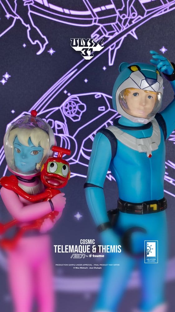 Tsume Ulysses 31 Telemachus and Yumi Cosmic Statue 2 Tsume Ulysse 31 Telemachus and Yumi Neon 1/9 Scale PVC Statue Cosmic Version