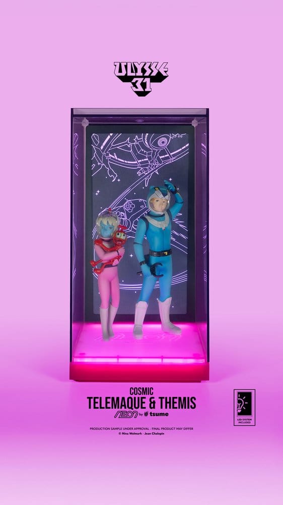 Tsume Ulysses 31 Telemachus and Yumi Cosmic Statue 3 Tsume Ulysse 31 Telemachus and Yumi Neon 1/9 Scale PVC Statue Cosmic Version