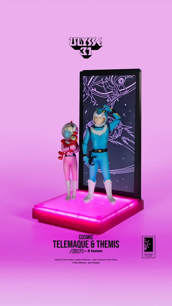 Tsume Ulysses 31 Telemachus and Yumi Cosmic Statue 4 Tsume Ulysse 31 Telemachus and Yumi Neon 1/9 Scale PVC Statue Cosmic Version