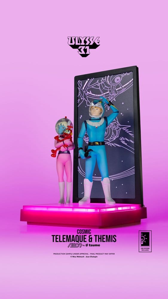 Tsume Ulysses 31 Telemachus and Yumi Cosmic Statue 8 Tsume Ulysse 31 Telemachus and Yumi Neon 1/9 Scale PVC Statue Cosmic Version