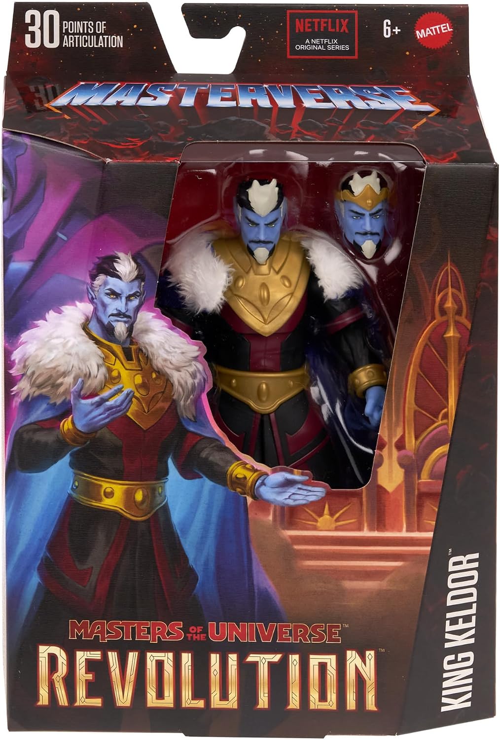 Masters of The Universe Masterverse King Kelder Action Figure 4 Masters of The Universe Masterverse King Keldor Action Figure ( Cased )