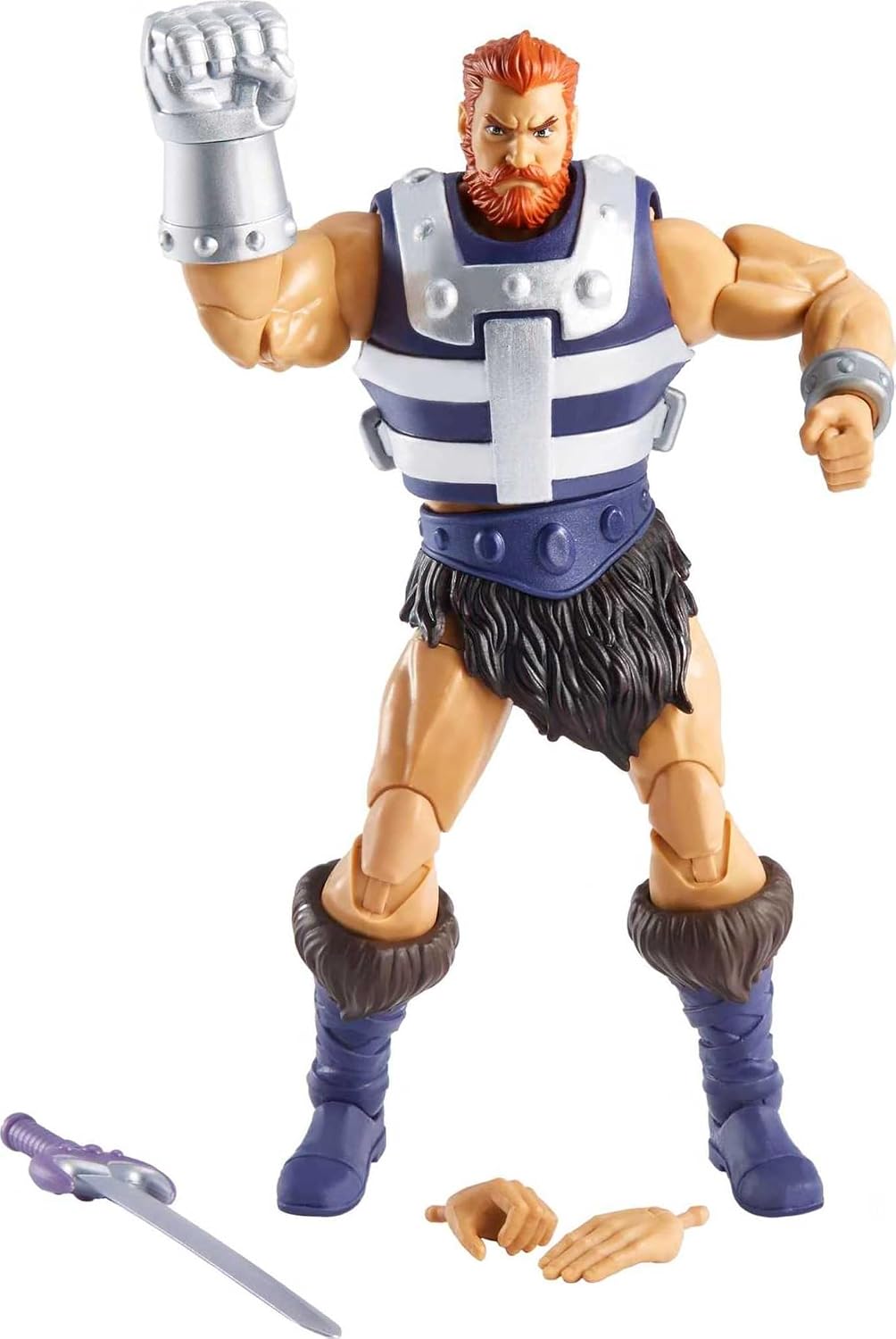 Masters of the Universe Masterverse Fisto Action Figure with Accessories 3 Masters of the Universe Masterverse Revelation Fisto Action Figure ( Cased )