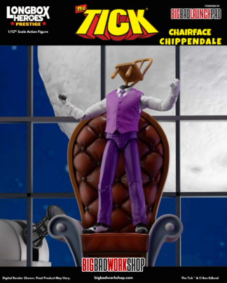 The Tick Longbox Heroes Prestige Chairface Chippendale 1/12 Action Figure
