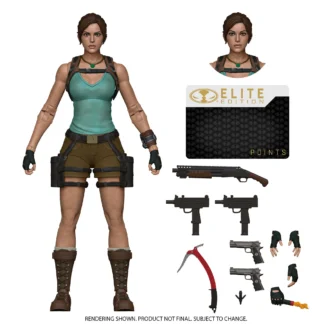 Tomb Raider Legacy of Atlantis Lara Croft McFarlane Elite Edition Deluxe Action Figure